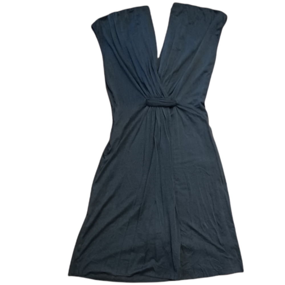 Maj Wrap Style Dress Slate Gray Size XS